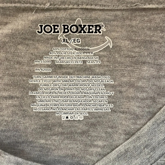 Joe Boxer Long Sleeve Tee SzXL - Picture 5 of 5